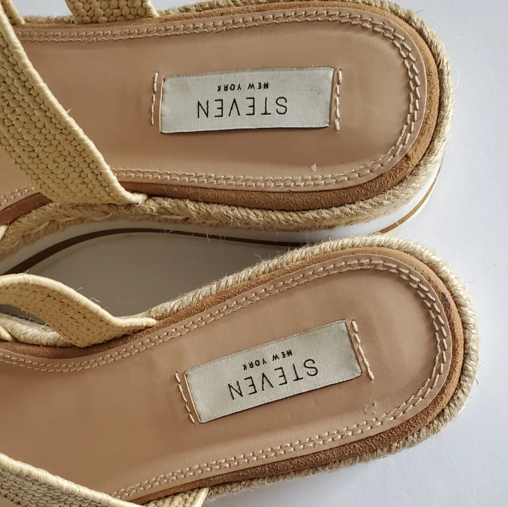 STEVEN New York LANCEY Jute Plataforma Sandals.‎